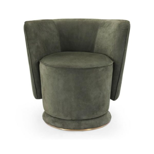 Cat-Cat Lounge Chair | Nubuck Leather Living