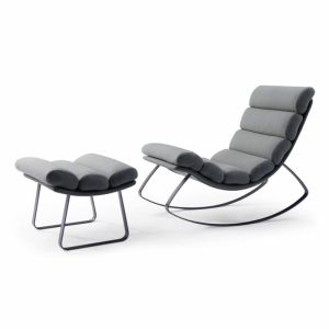 Com-Com Lounge Chair With Ottoman Living