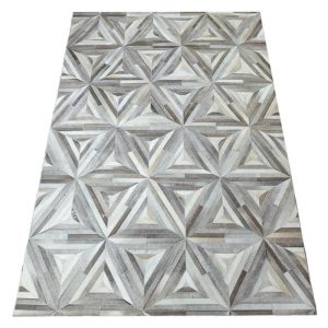 Grey Diamond Design Cowhide Rug (2 X 3M) Accessories