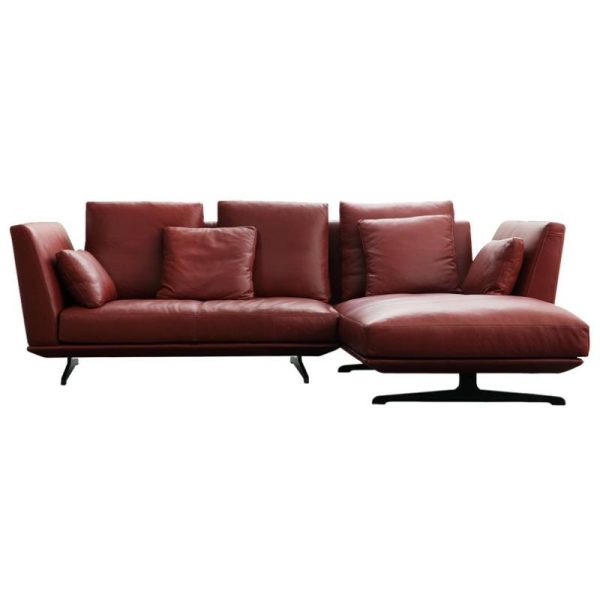 Hil-Hil Two Seater Corner Sofa | Leather Living