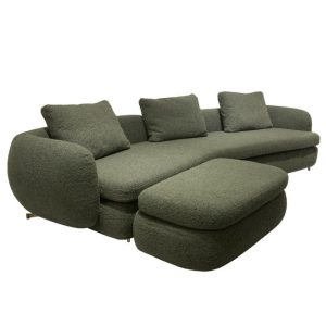 Lung-Lung Four Seater Sofa With Ottoman Living