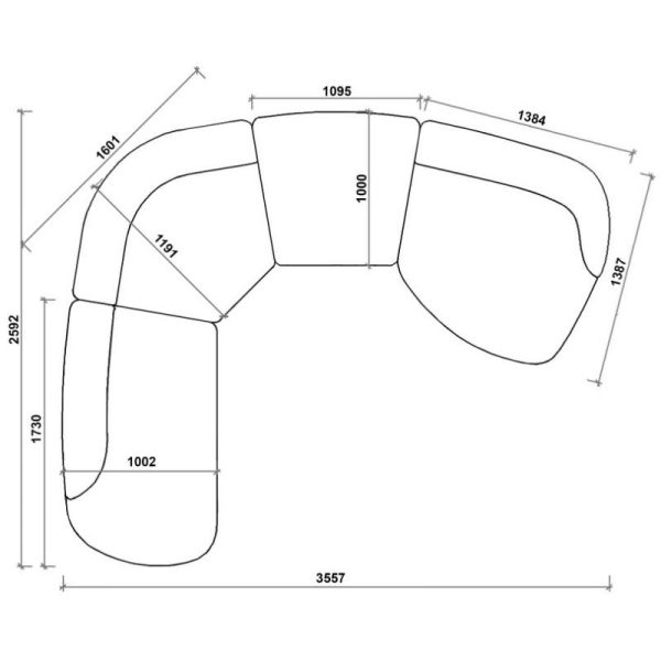 Ser-Ser Modular Sofa Living