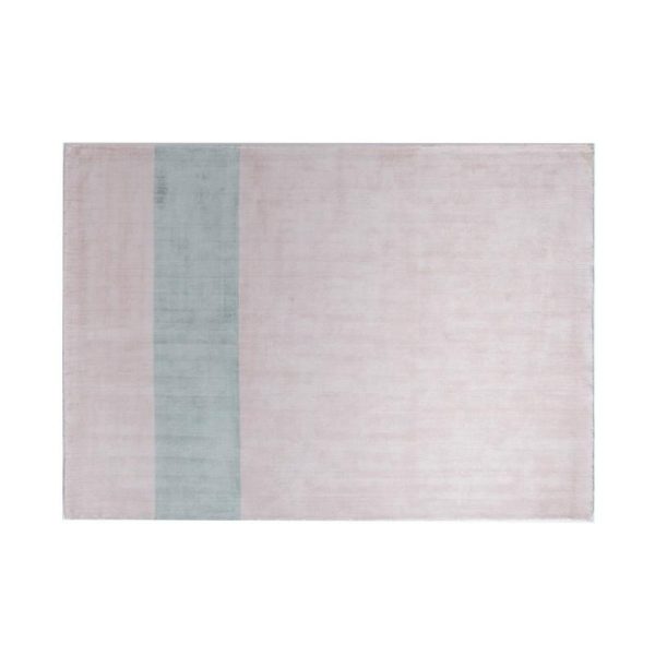 Striped Cadet Grey-Lavender Blush Distressed Rug (1.6 X 2.3 M) Accessories